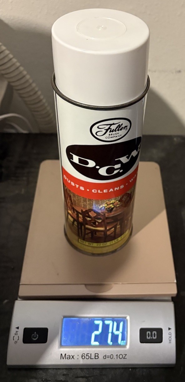 Fuller Brush Company D.C.W. Dust Cleans Waxes Furniture Polish 22 oz. NEW