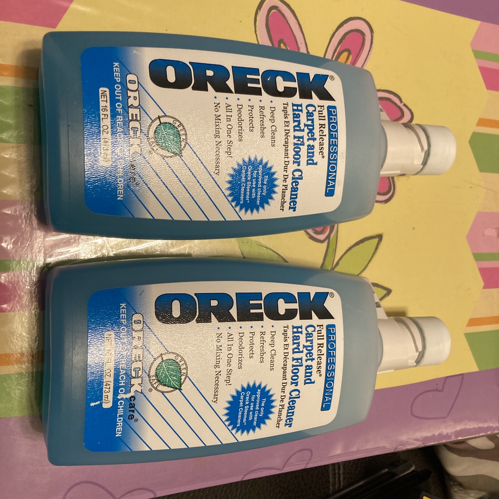 Oreck Professional Full Release Carpet And Hard Floor Cleaner 16 oz. New