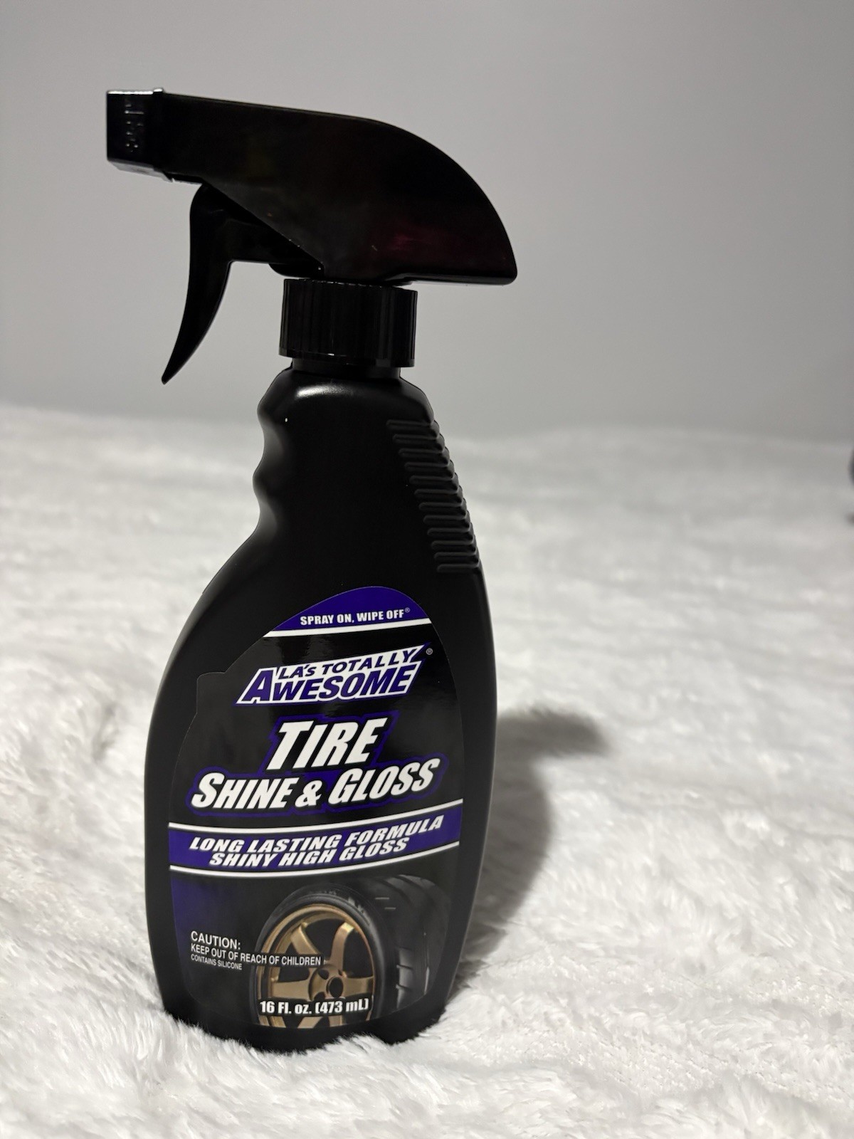 2-PACK Tire Shine & Gloss LA’s Totally Awesome Spray on Wipe off Tire Cleaner