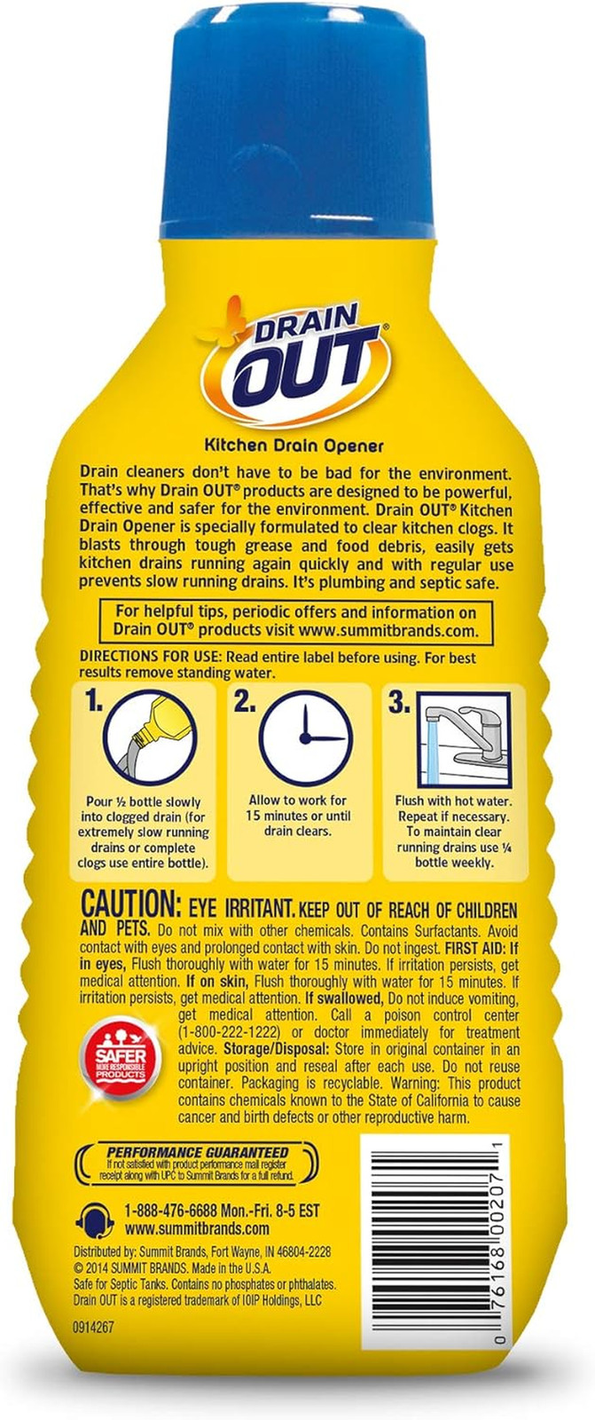Drainout Kitchen Drain Opener