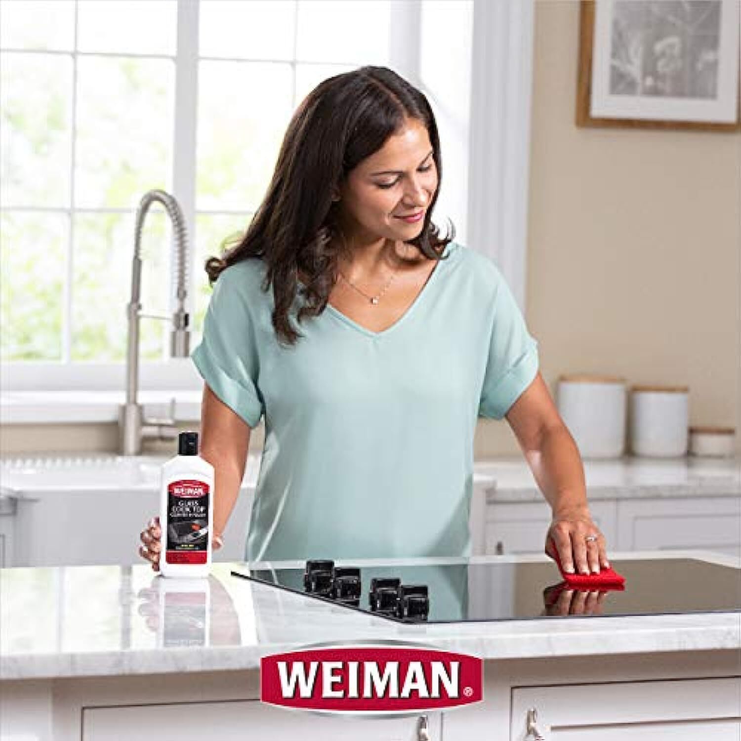 Weiman No Scent Cooktop Scrubbing Pads 3 ct Sponge