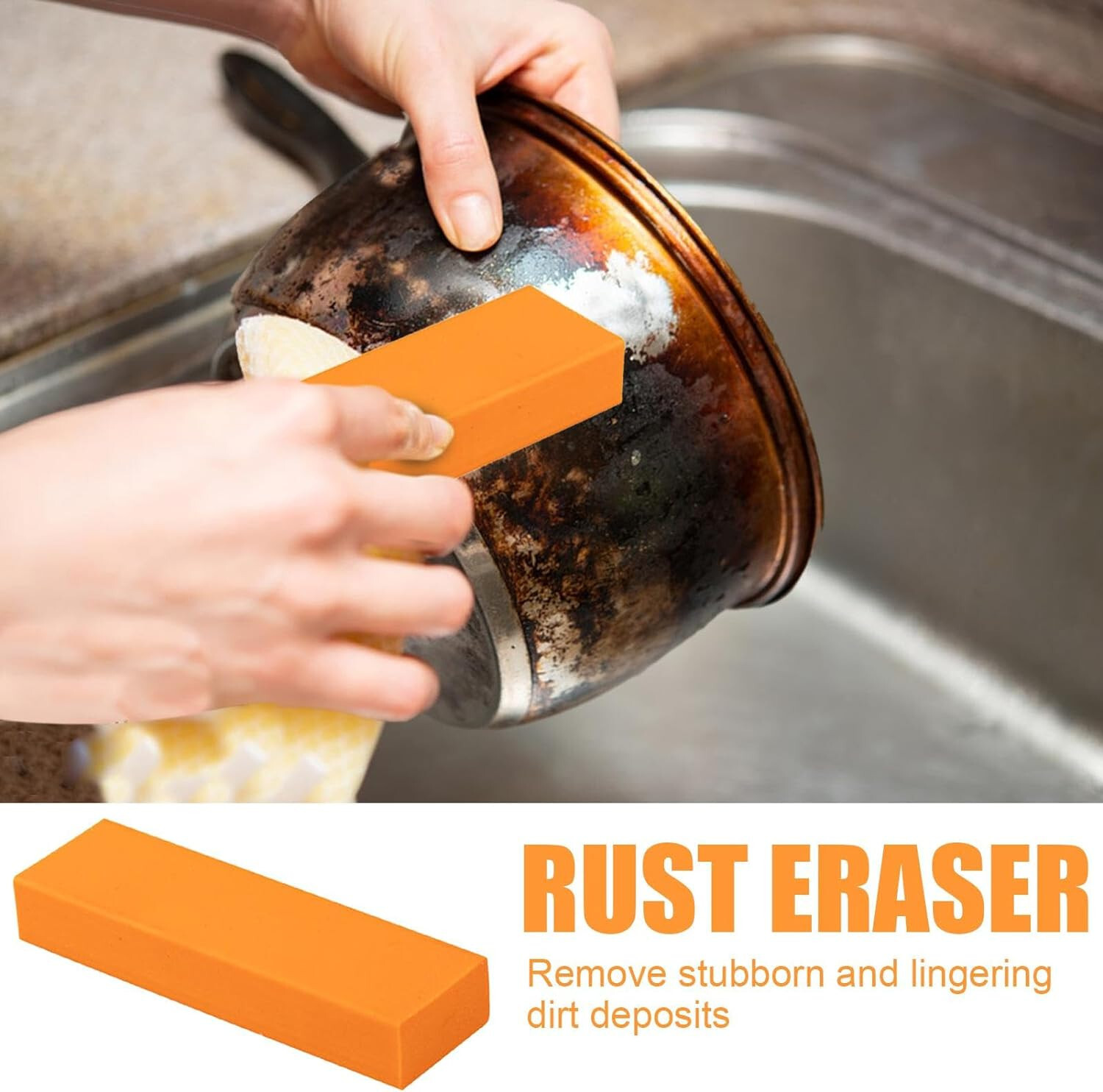 Rust Erasers Metal Rubber Rust Remove Eraser Stainless Steel Rust Cleaning US
