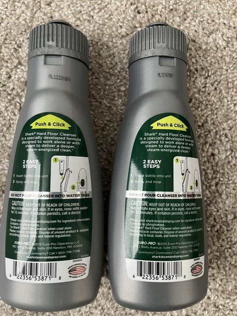Two Lot of Shark Hard Floor Cleanser Multi-Floor 20oz Waterfall Fresh New