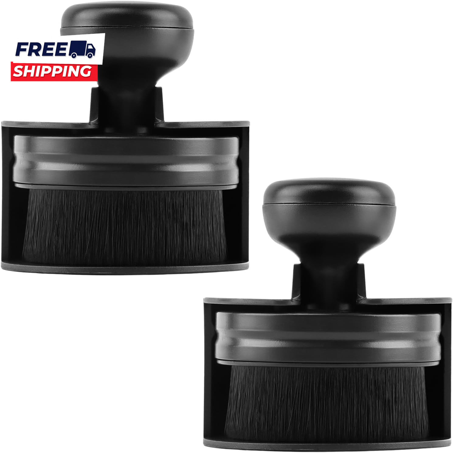 2 Pack Auto Detail Brushes Tire Shine Applicator Brush……