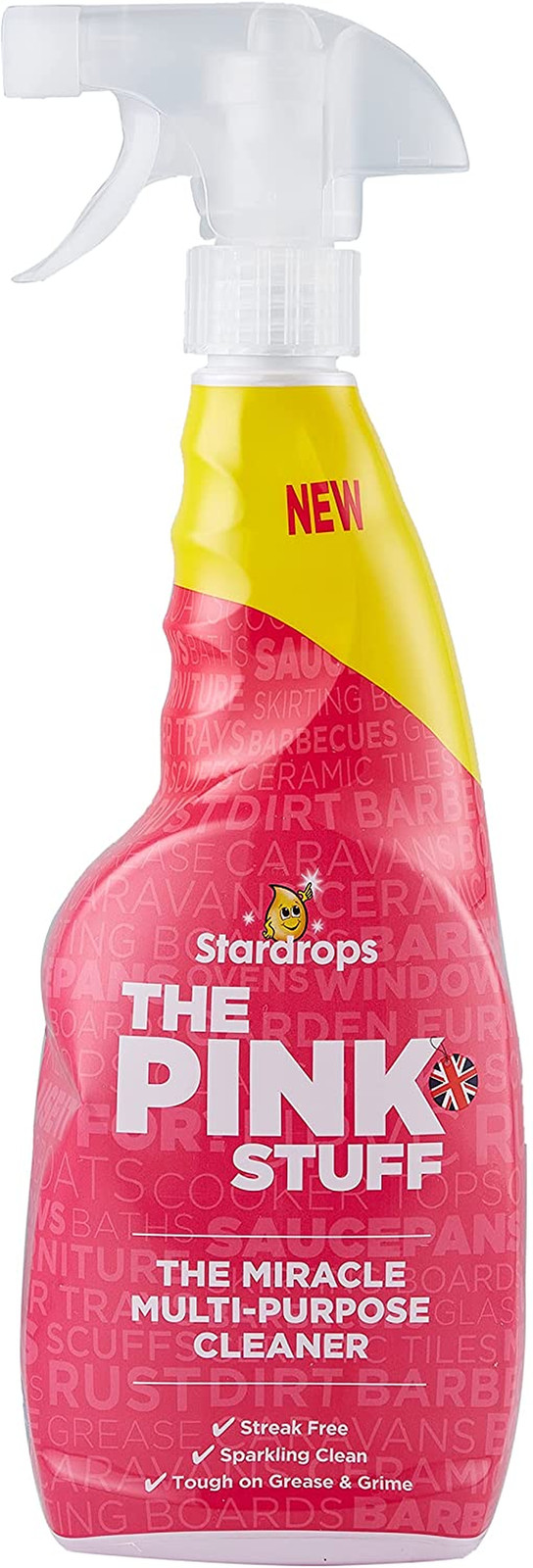 The Pink Stuff Miracle Multi-Purpose Cleaner – Removes Grease, Grime & Stains fo
