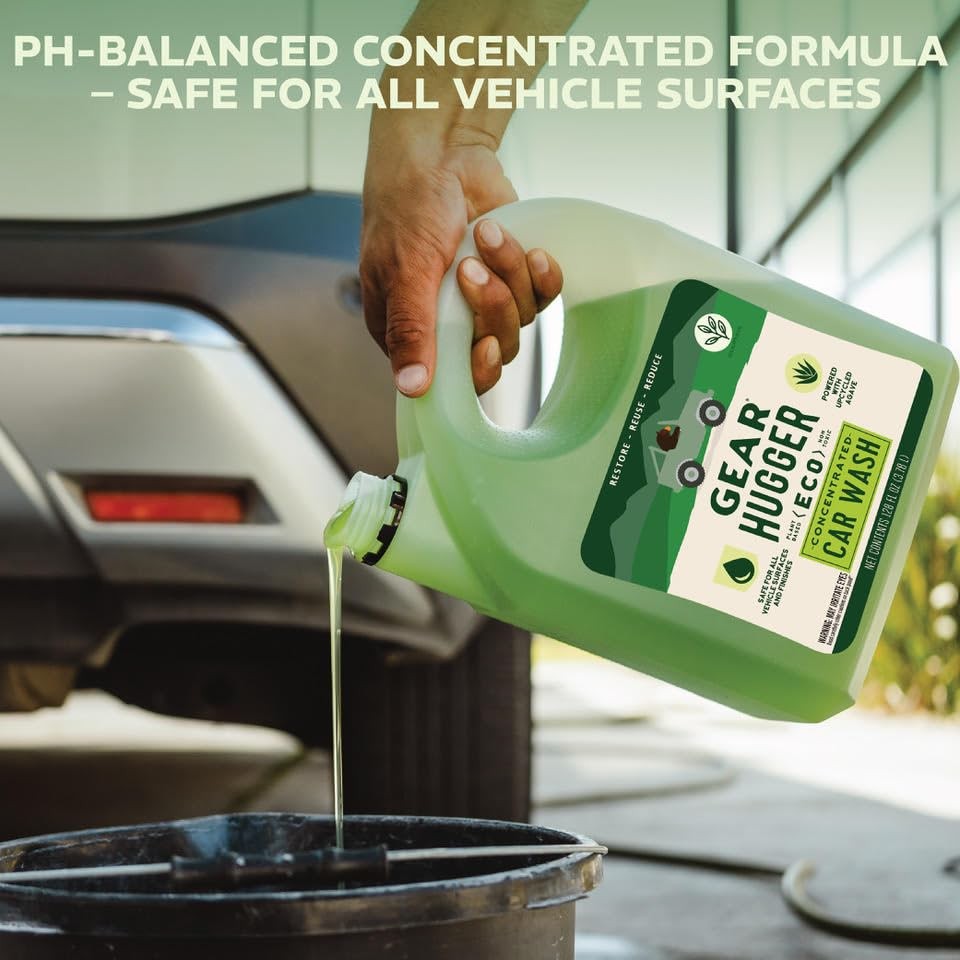128 oz Car Wash Soap Gallon EcoFriendly Cleaner Biodegradable Auto Detailing