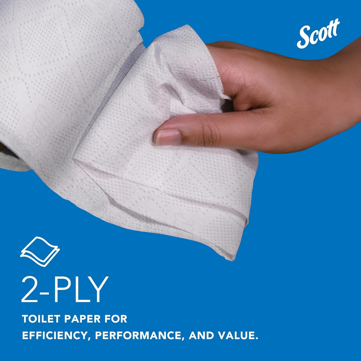 Scott Professional 100% Recycled Fiber Standard Roll Bulk Toilet Paper (13217)