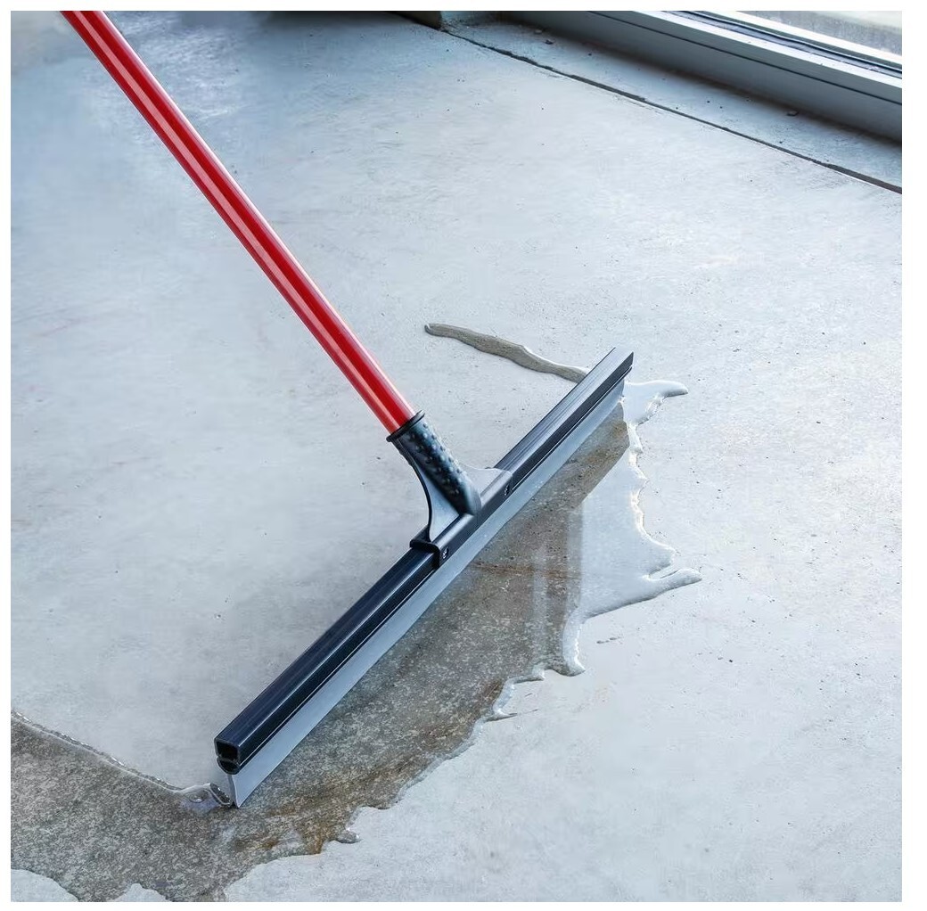 Libman 24 in. Multi-Surface Rubber Floor Squeegee With Steel Handle, Pack of 2
