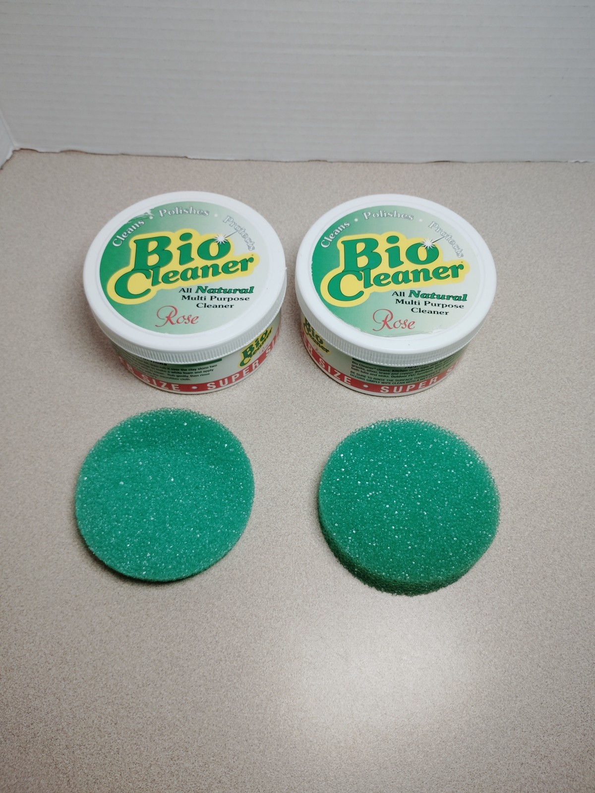 lot of 2 Bio Cleaner Clay Rose Multi-Purpose Cleaner 17.5 oz natural Super Size