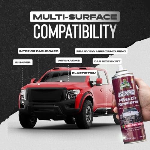 GX-3 Plastic Restorer – Black Plastic Restorer for Cars & Automotive 8oz-2PK