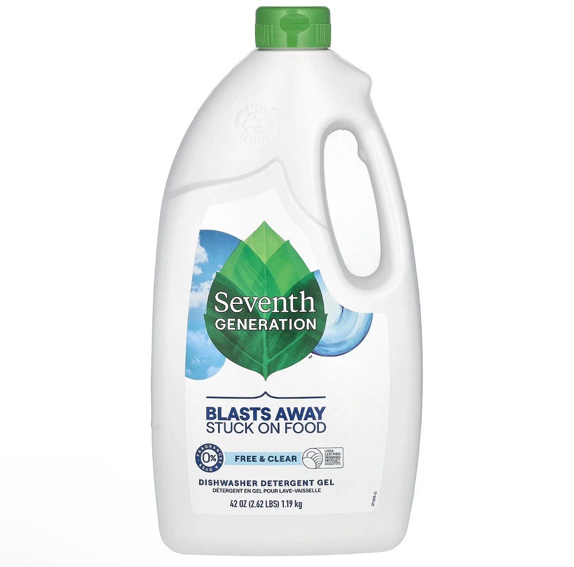 Dishwasher Detergent Gel, Free & Clear, 2.62 lb (1.19 kg)