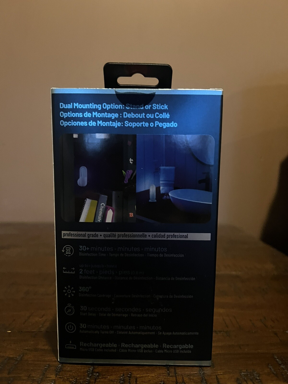 Globe UV-C Light  360 Degree Disinfectant Lamp NIB Bundle of 4