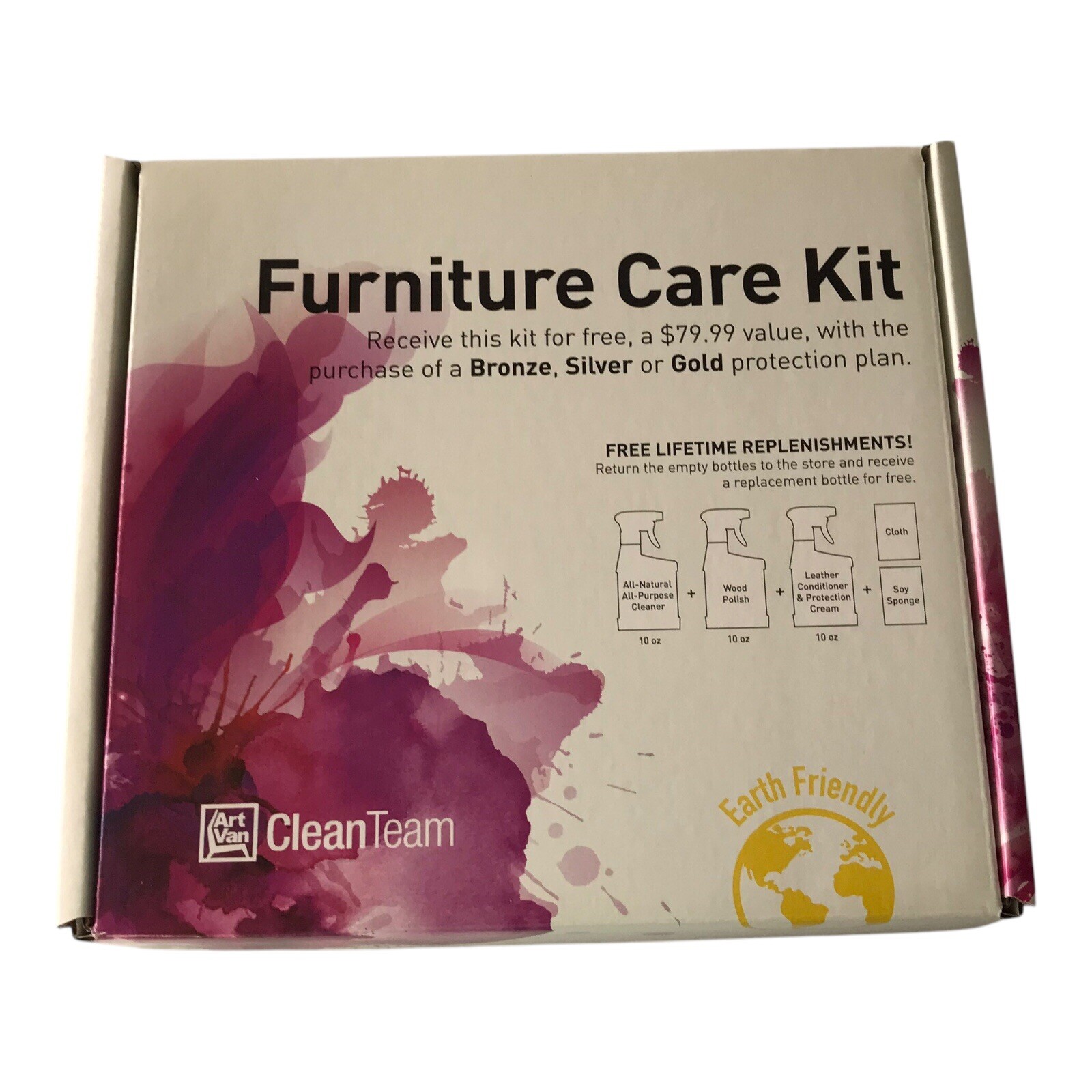 Art Van Furniture Care Kit Leather Cleaning Protection Kit Wood Polish ECO Frien