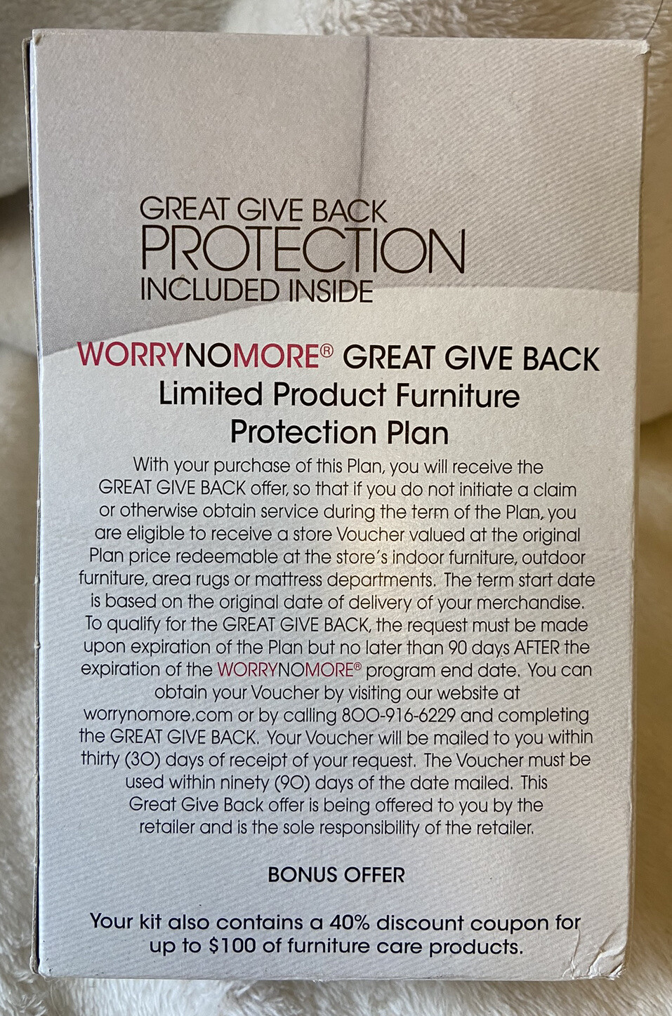 Furniture Protection Kit Wool Leather Fabric by Uniters Worry No More Cleaner