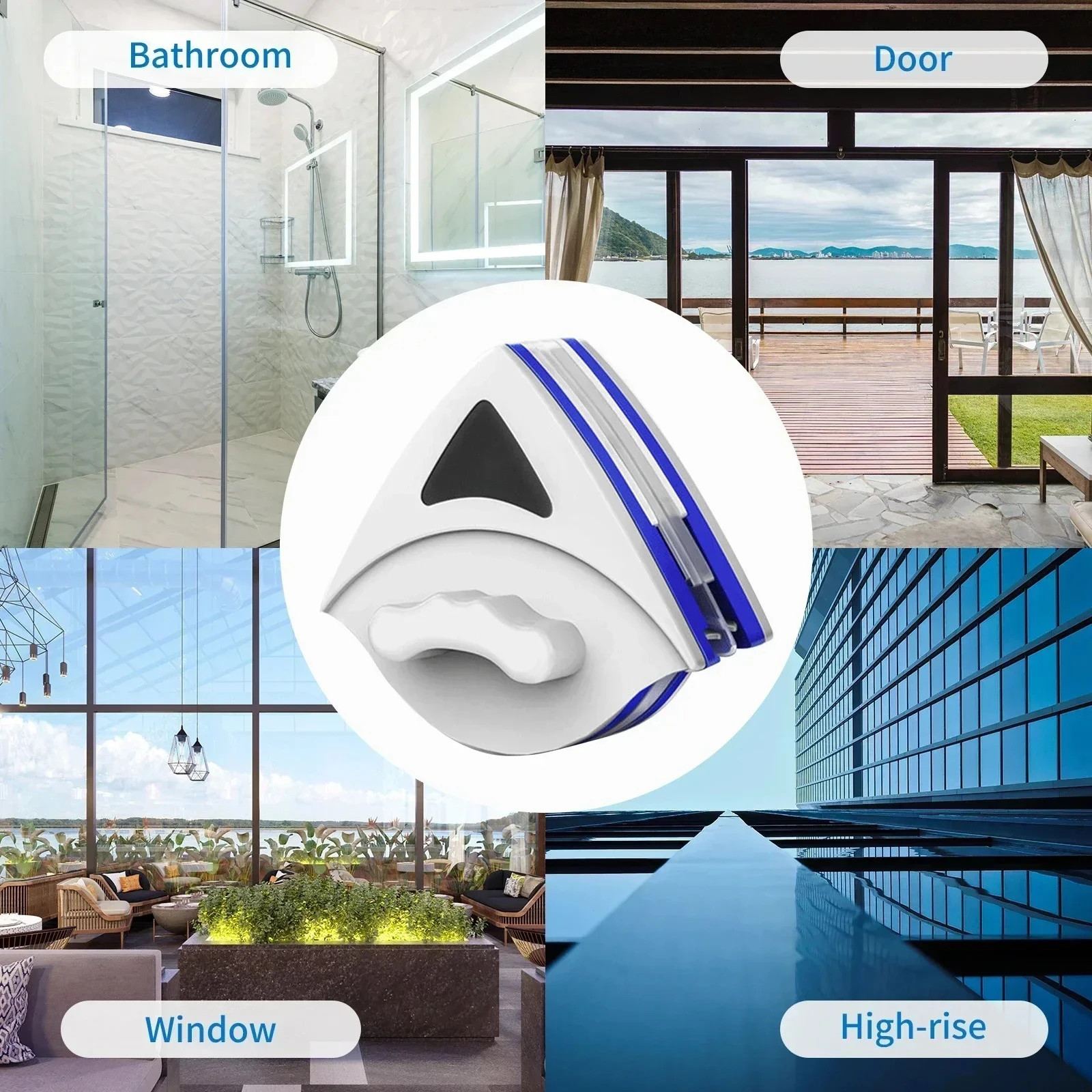 2025 Powerful Dual-Sided Magnetic Window Cleaner for Home High-Efficiency Glass