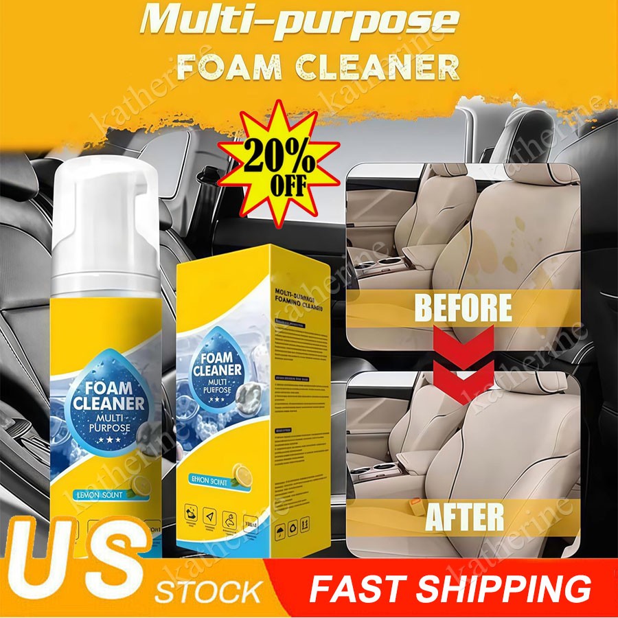 4-in-1 Multi-Enzyme Foam Cleaner, All-Purpose Spray 5oz with Sponge & Towel