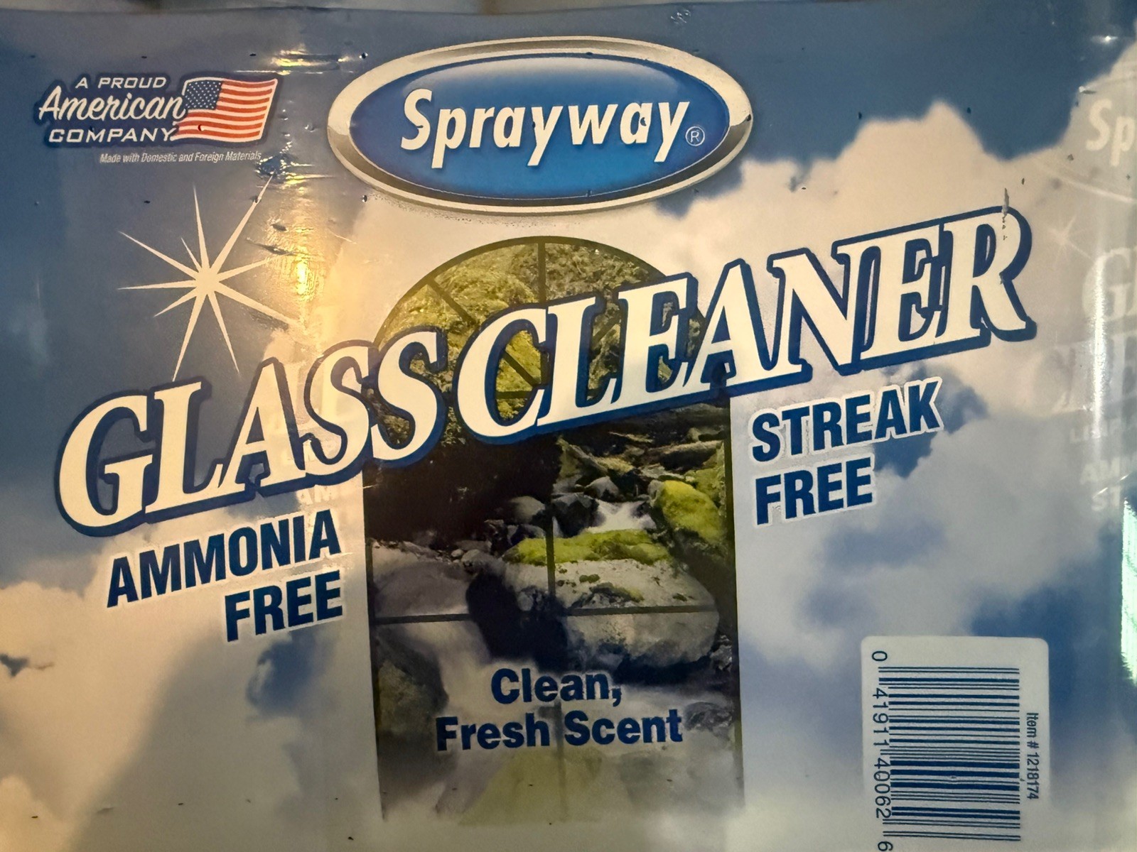 Sprayway Glass Cleaner 4 Pack Ammonia Free Streak Free 23 Oz Aerosol Cans