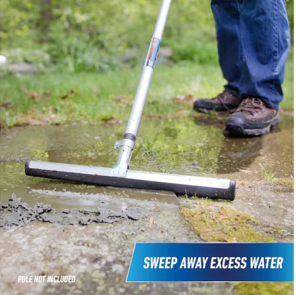 18 in. Moss Rubber Floor Squeegee