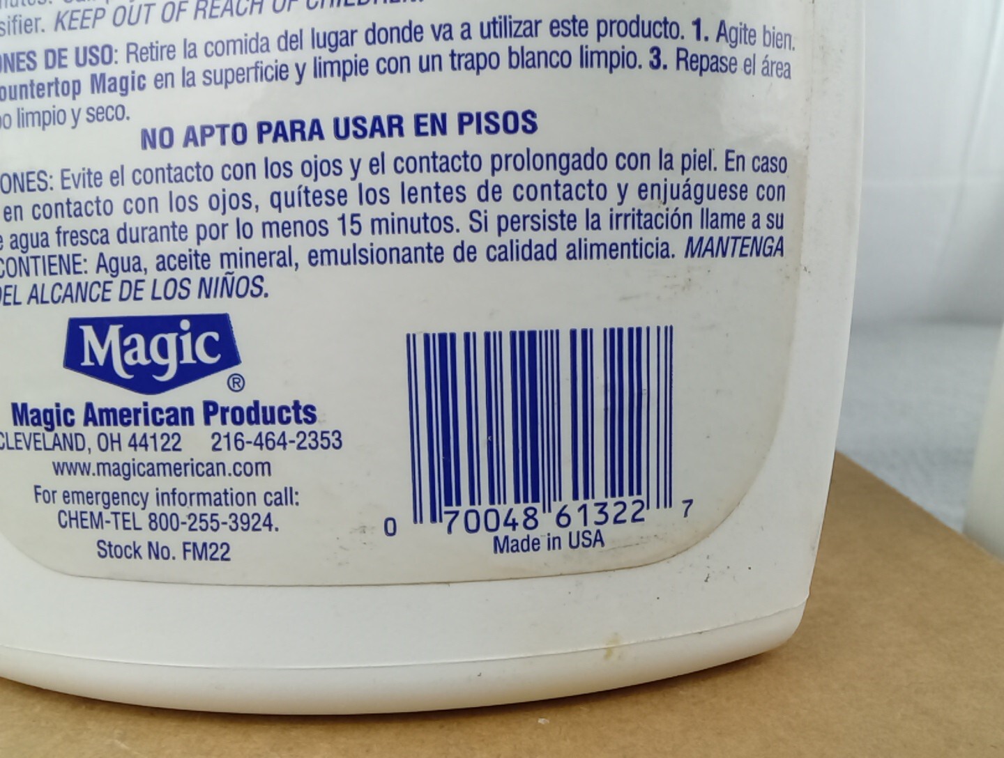3x Vintage Countertop Magic Cleaner Polish Laminate Solid Granite 22 Oz
