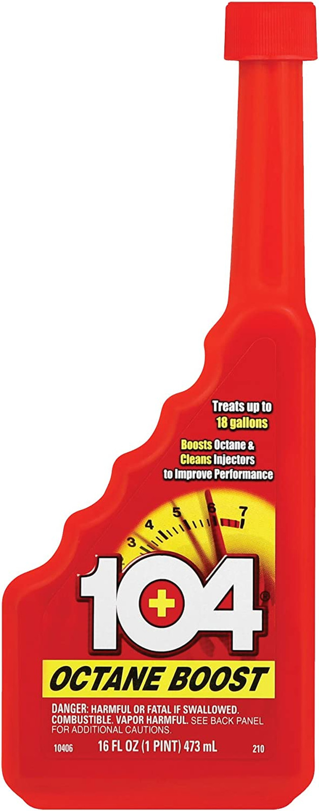 104+ Performance Octane Boost Cleans Injectors & Improves Engine 16oz 6 Pack NEW
