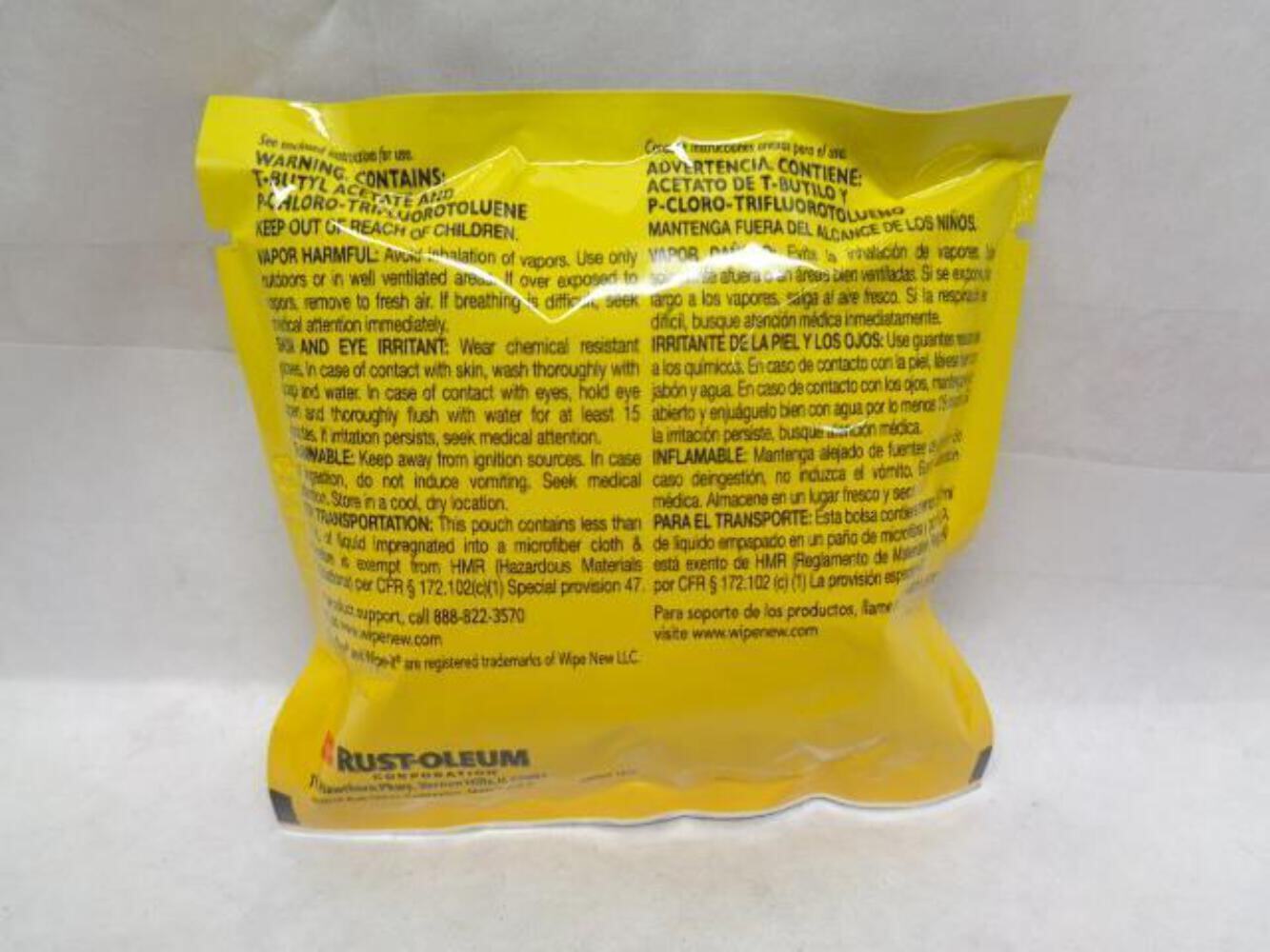 NEW PACK OF 6 RUST-OLEUM WIPE NEW HEADLIGHT RESTORE CLOTH & KIT R28