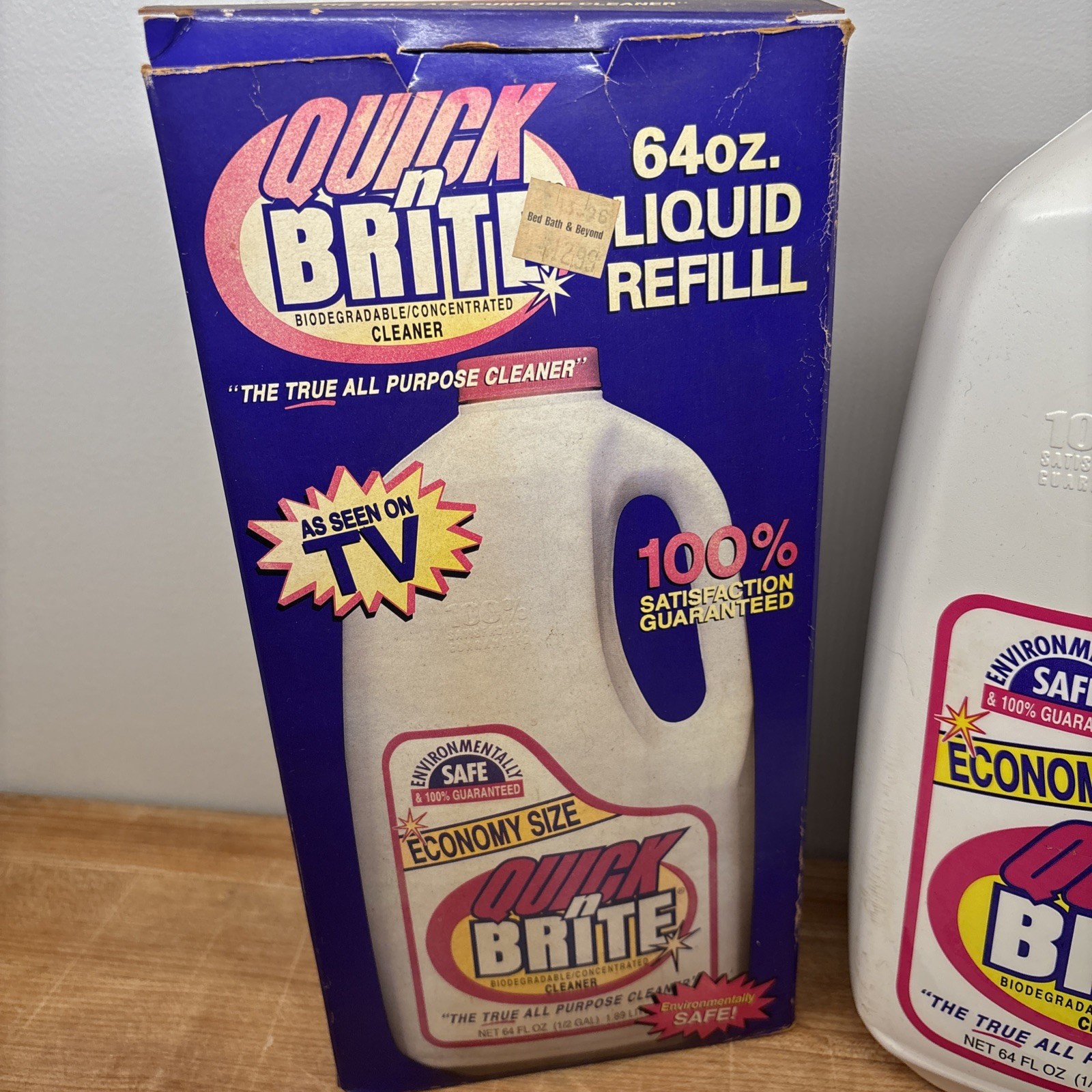 Quick ‘n Brite All-Purpose Liquid Cleaner 64oz Concentrate VTG – 1999