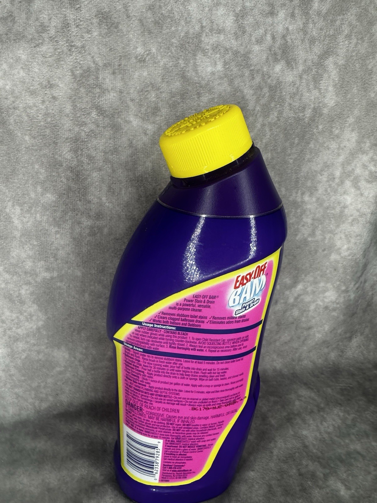 Easy-Off BAM Power Stain & Drain Universal Cleaner 24oz Refill Discontinued New