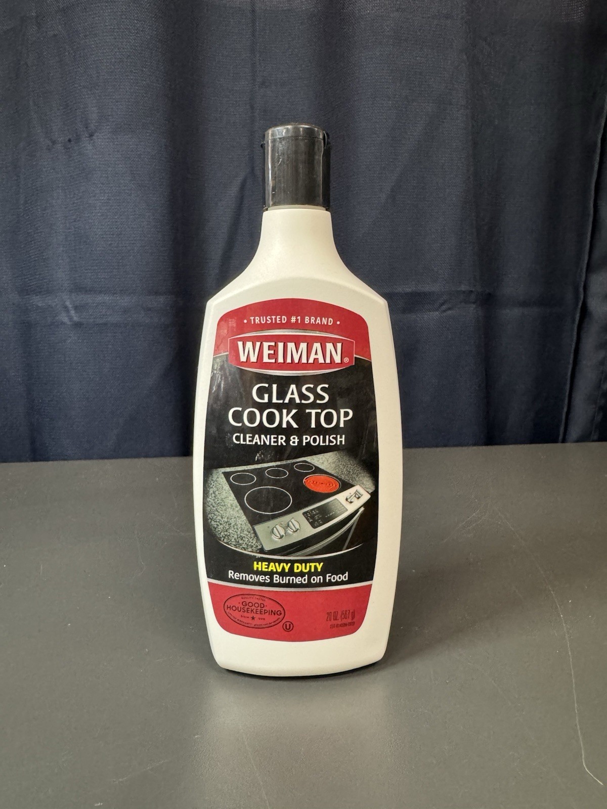 Weiman Glass Cook Top Cleaner & Polish Heavy Duty 20 Ounce Liquid