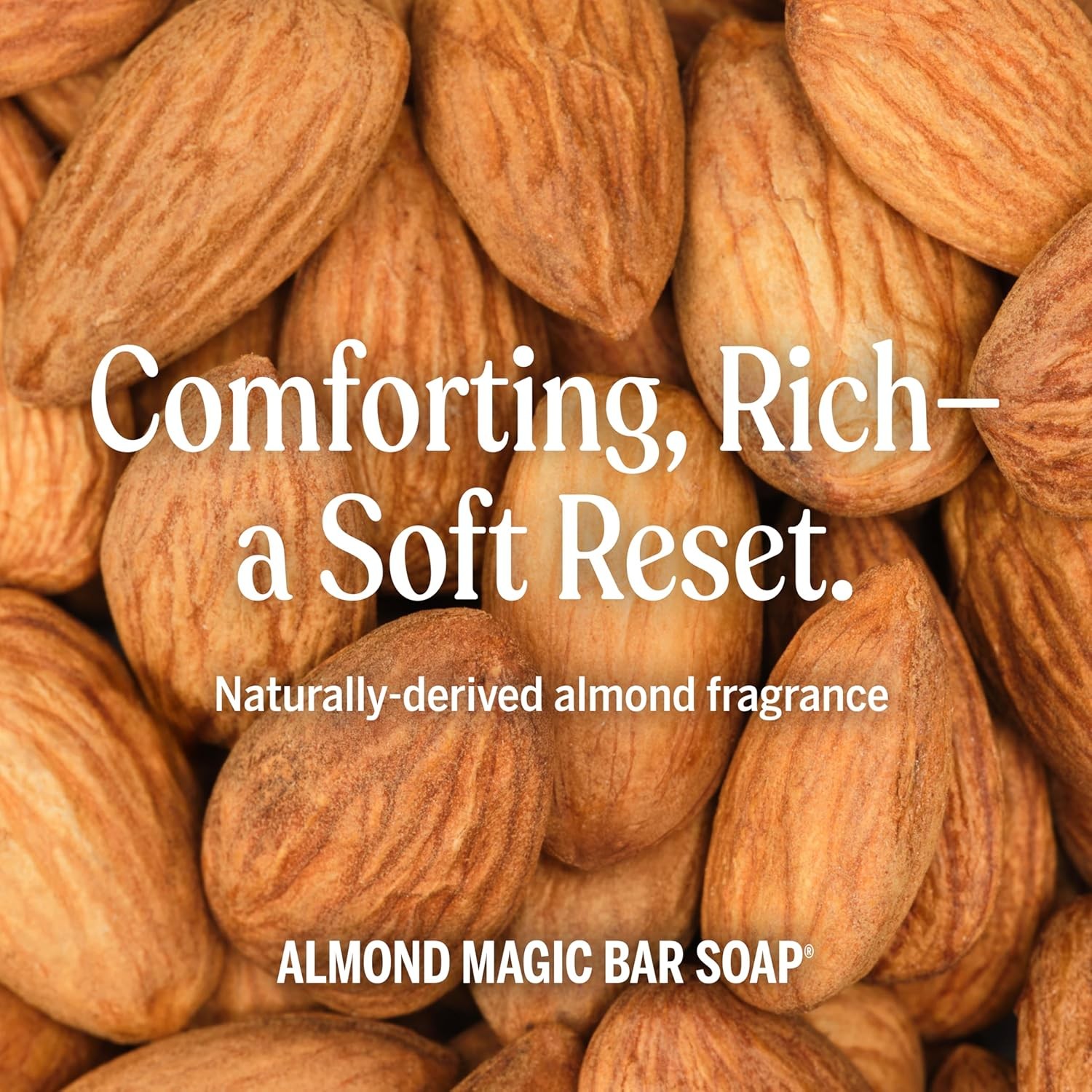 Dr. Bronner’s Pure-Castile Magic Bar Soap (Almond, 5 ounce, 12-Pack)-Made with