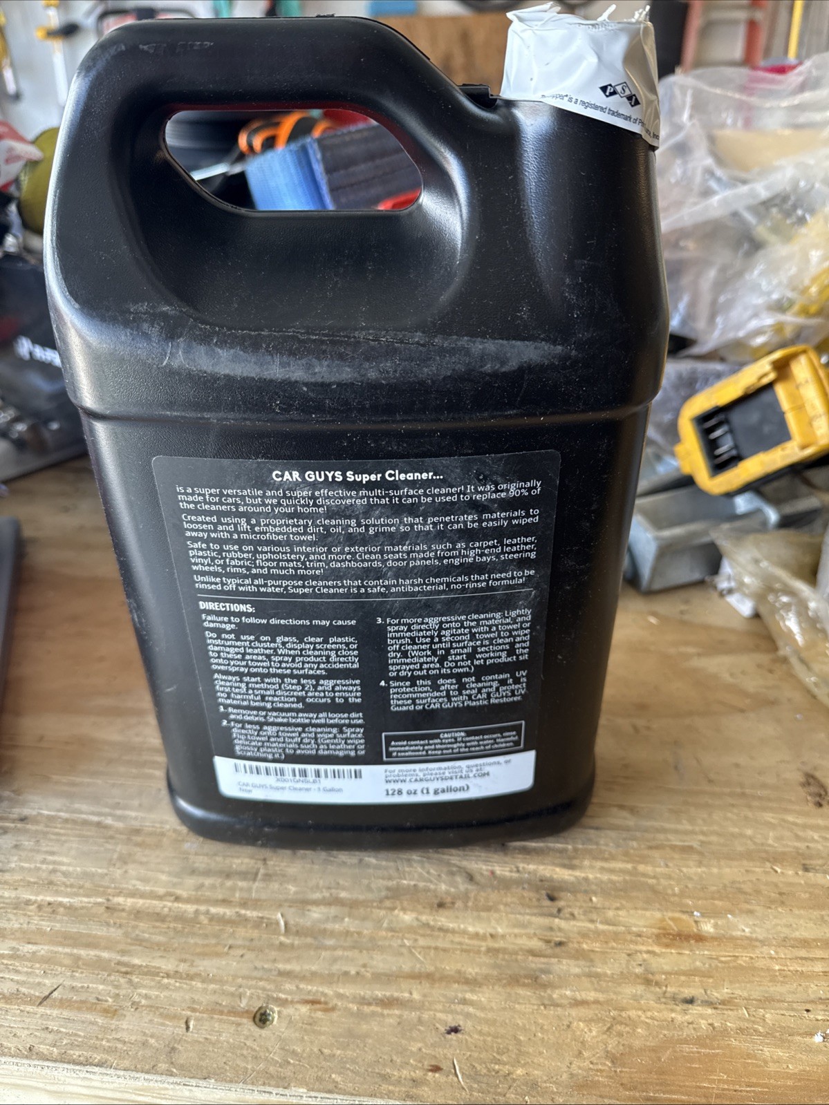 CAR GUYS Super Cleaner 1 Gallon Refill | Effective Car Interior Cleaner |
