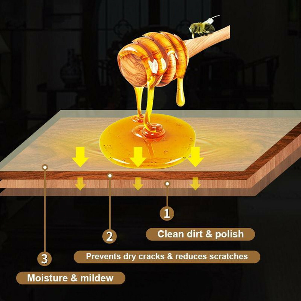 Beeswax Furniture Polish Wood Seasoning Beewax Natural Wood Wax Traditional
