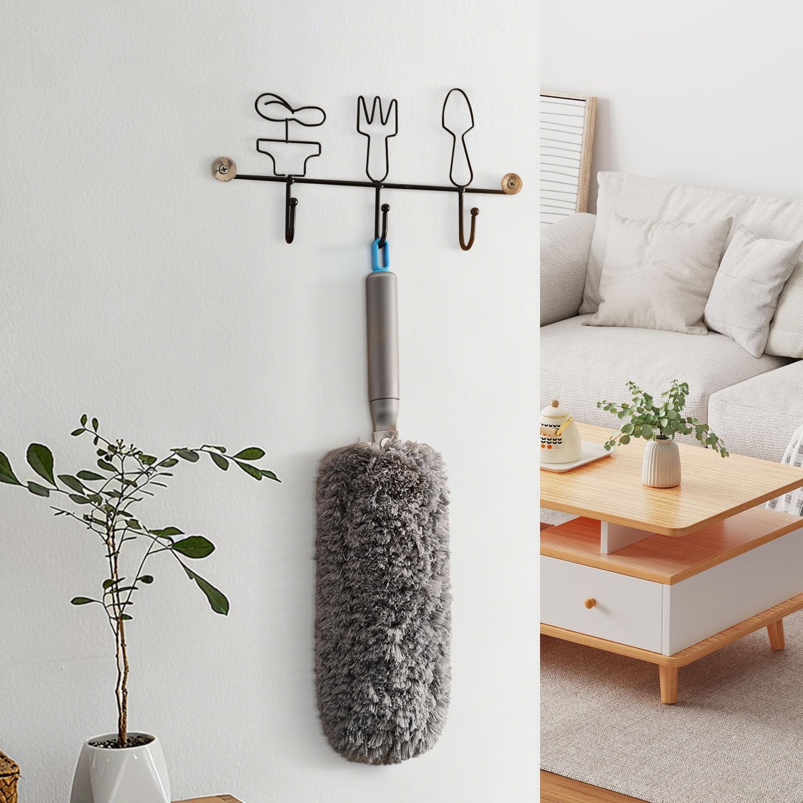 Microfiber Duster with Washable and Reusable Duster Head, Microfiber Dusters …