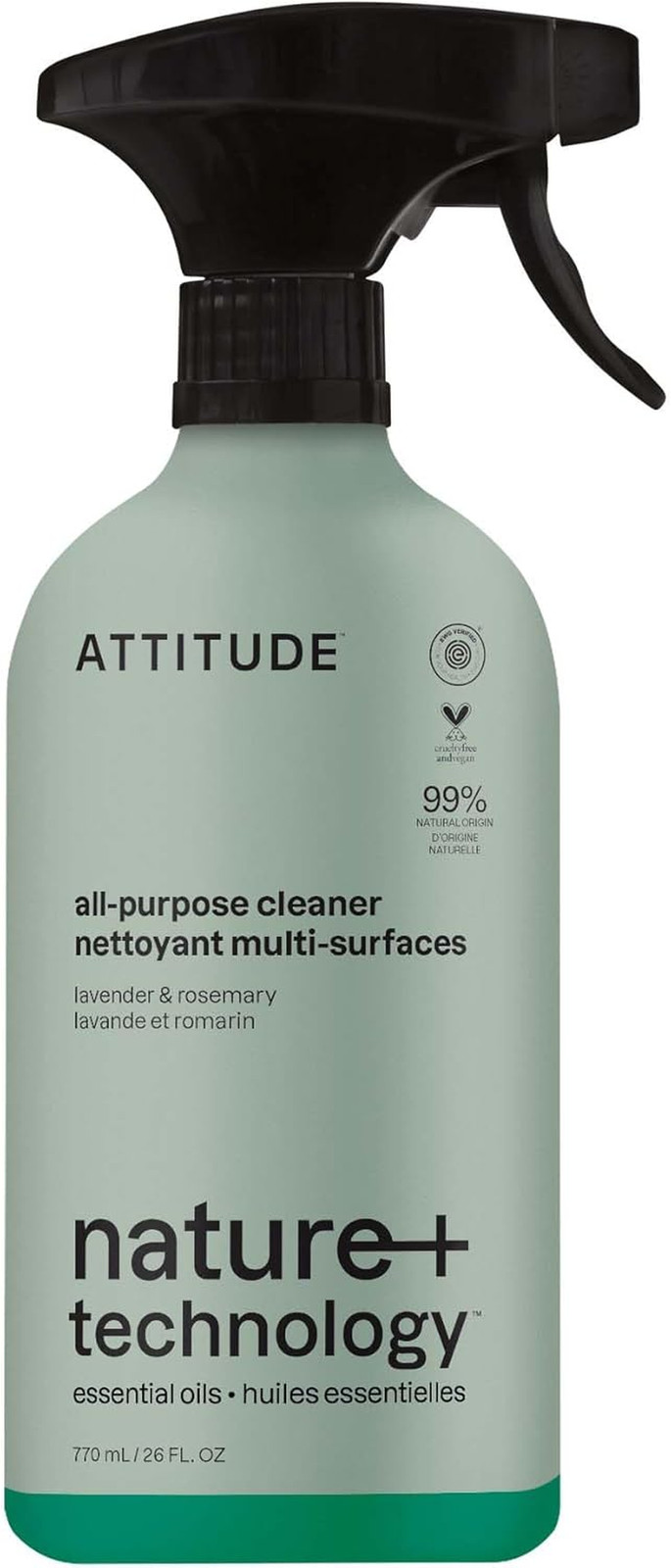 All-Purpose Cleaner Spray, Natural Origin Ingredients, EWG Verified, Ammonia-Fre