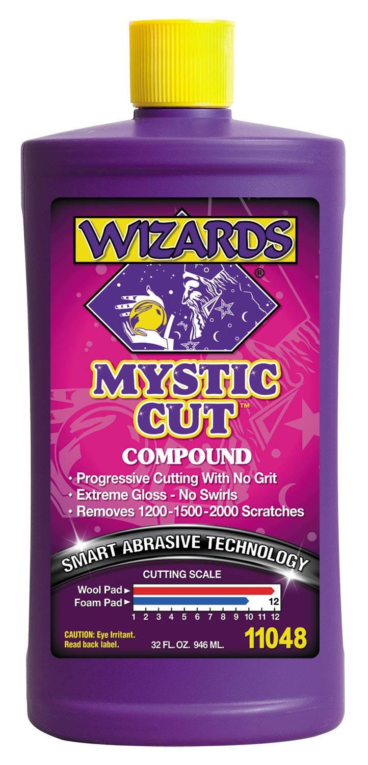 Wizards Mystic Cut Compound 32 Oz Scratch Swirl Remover For All Paints