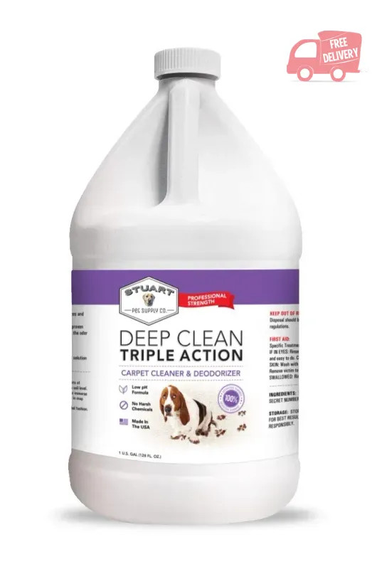 Stuart Pet Supply Co. Professional Strength Deep Clean (Gal.) 3X Carpet Clean…