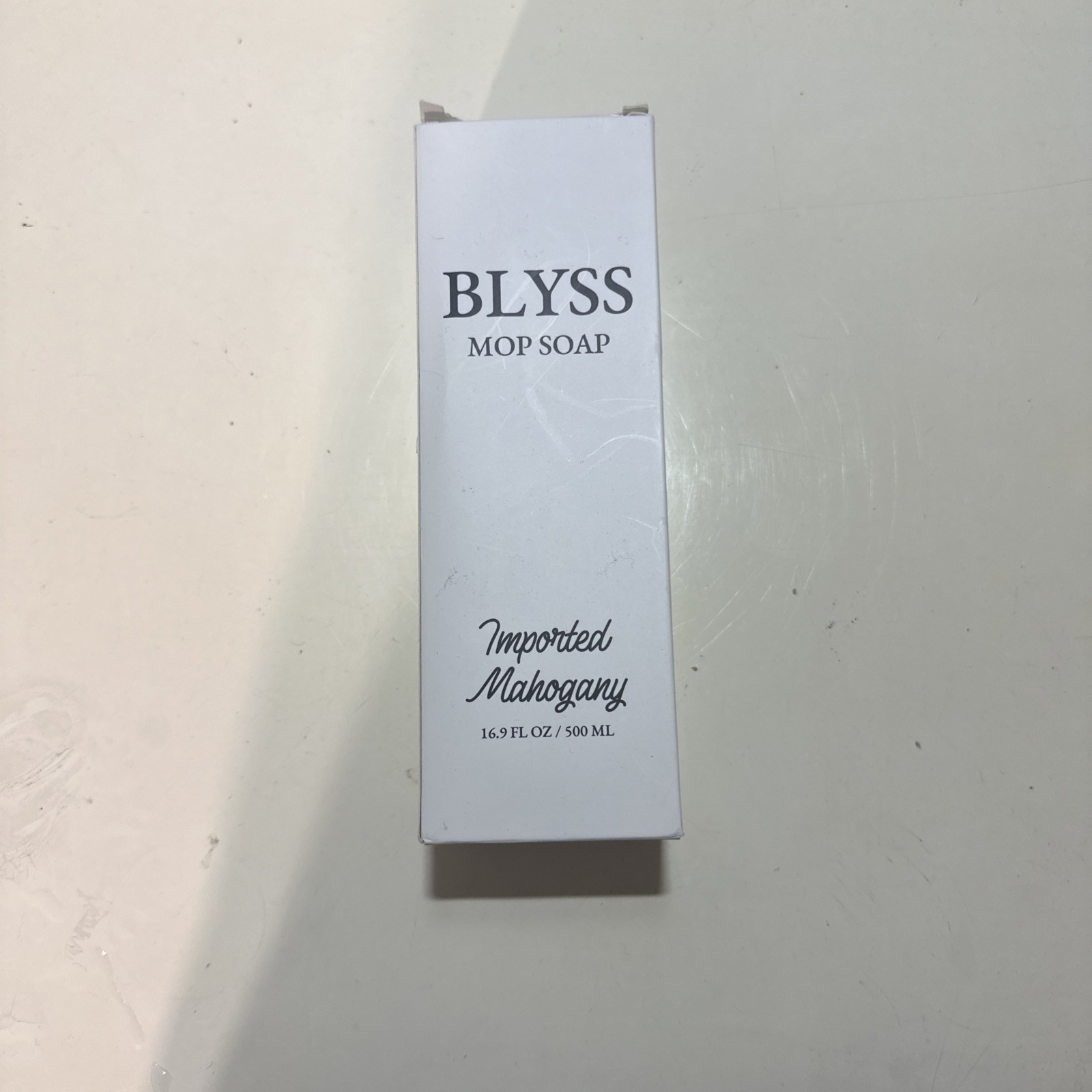 Blyss Mop Soap Imported Mahogany 16.9 Fl Oz – New in Box!!