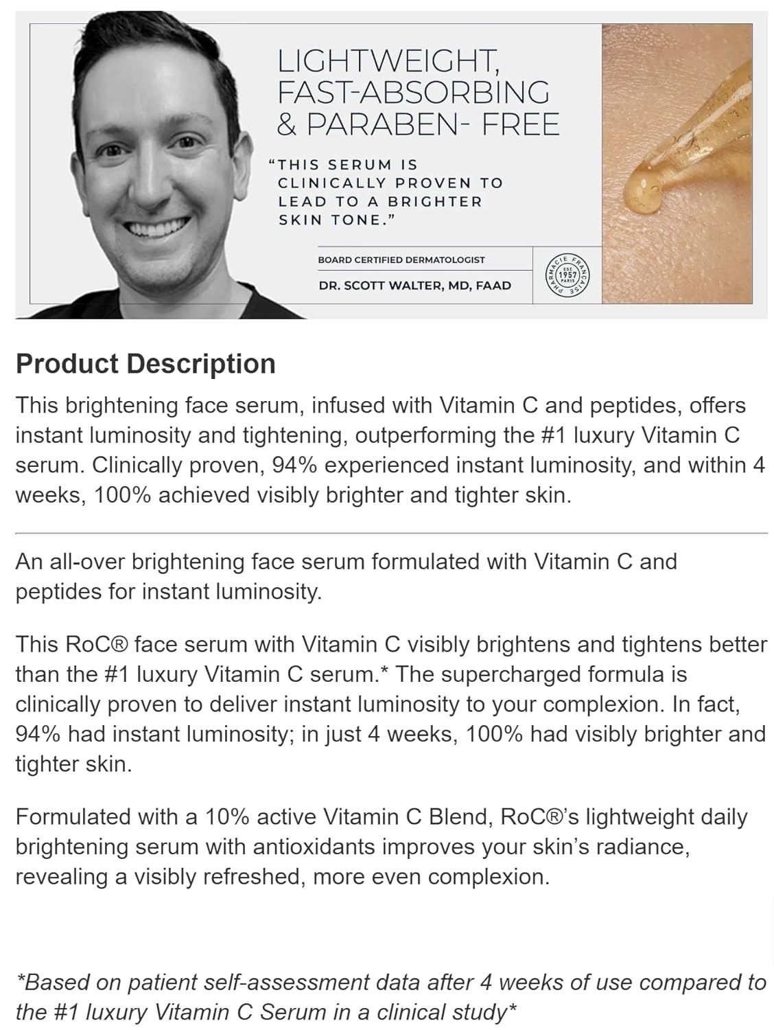 RoC Multi Correxion Revive and Glow Daily Vitamin C Serum Set, 1.0 FL OZ and 1