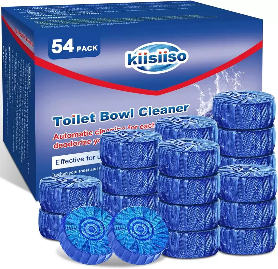 KIISIISO Multipurpose Bathroom Cleaners, 54 Pack Commercial & Household Toilet B