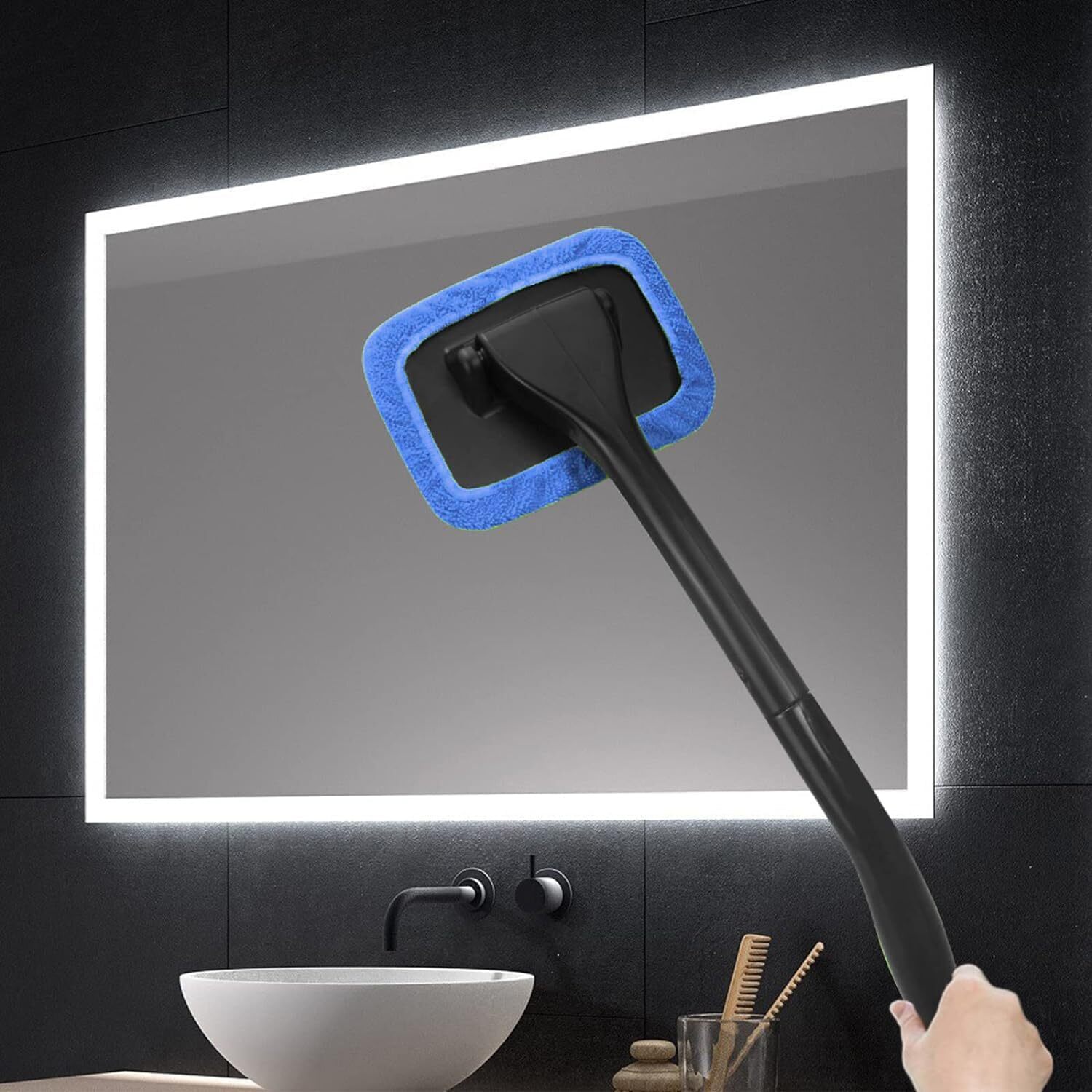 6× Car Cleaner Brush Kit Windshield Window Cleaning Wash Tool Inside Auto Glass