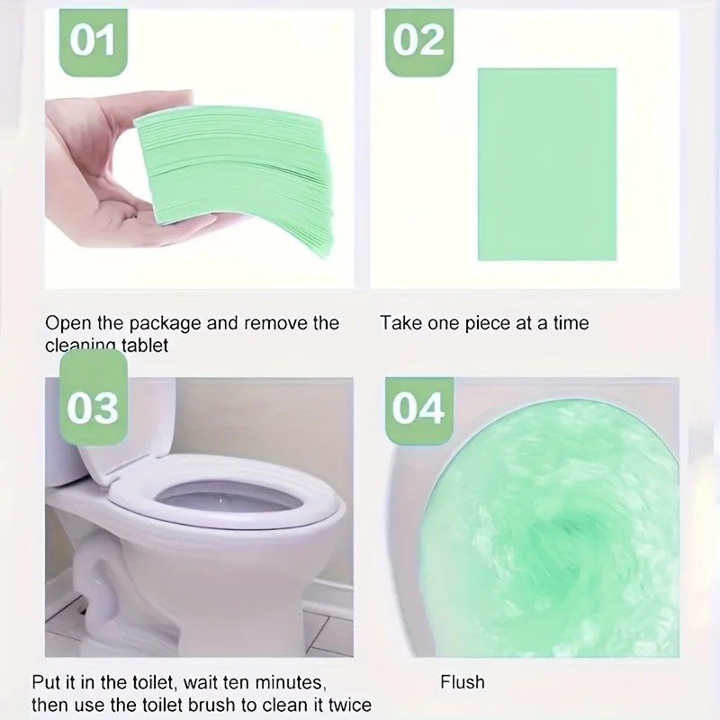 30/90/150PCS Toilet Cleaning Tablets Deodorizer Descaler Cleaner