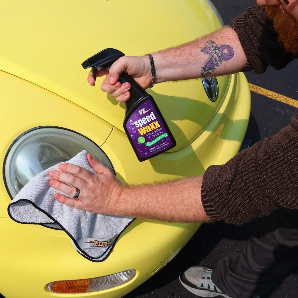 FZ Speed Waxx – Car Cleaning Supplies, Car Wax Spray with Brazilian Carnauba Wax