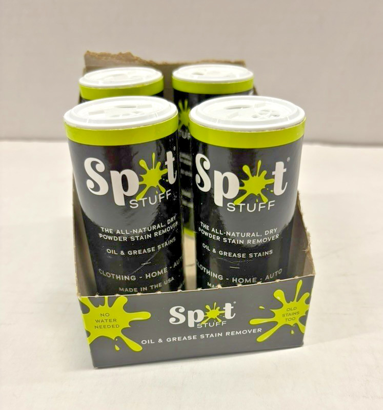 Lot of 24 Shakers -1 case SPOT STUFF All Natural Dry Powder Stain Remover