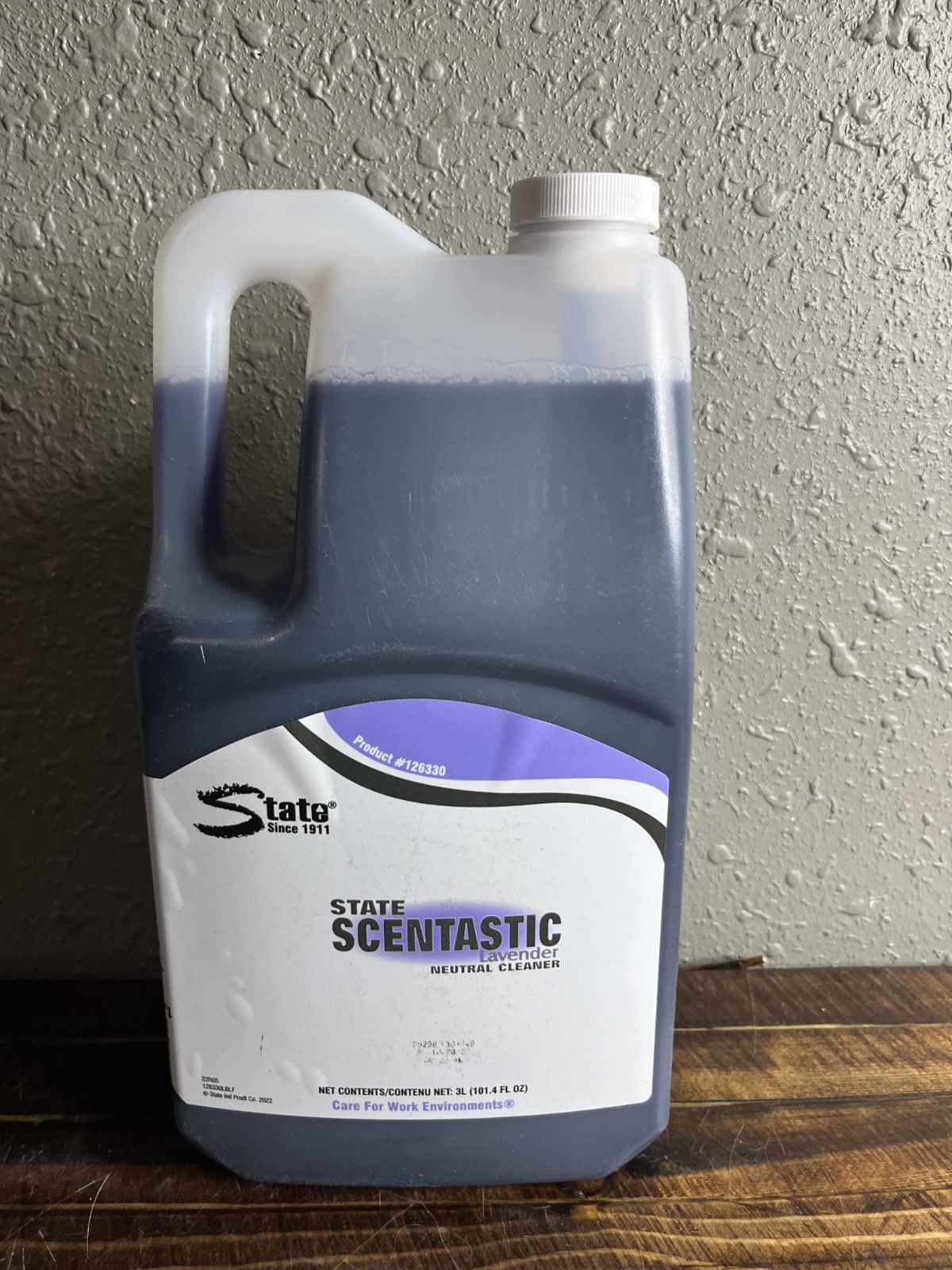 State Scentastic Lavender Neutral Floor Cleaner 3L Concentrated Formula #126330