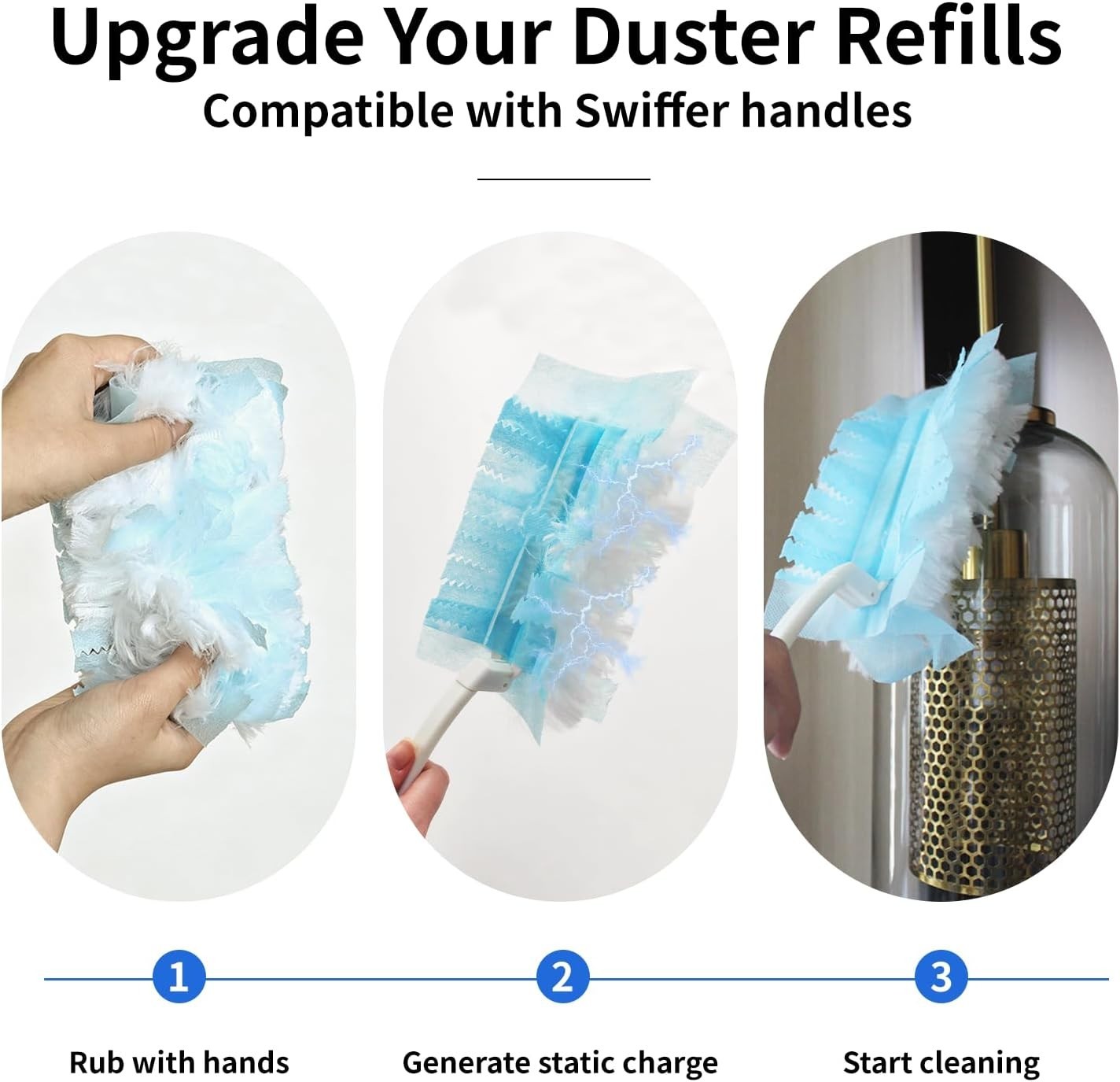 Versatile 20 Count Duster Refills – Perfect for Furniture, Blinds, and More