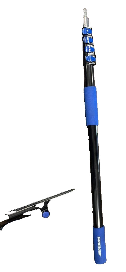 Vaughan 12 ft. Extension Pole with Cleaning Accessories – 4-Piece Kit