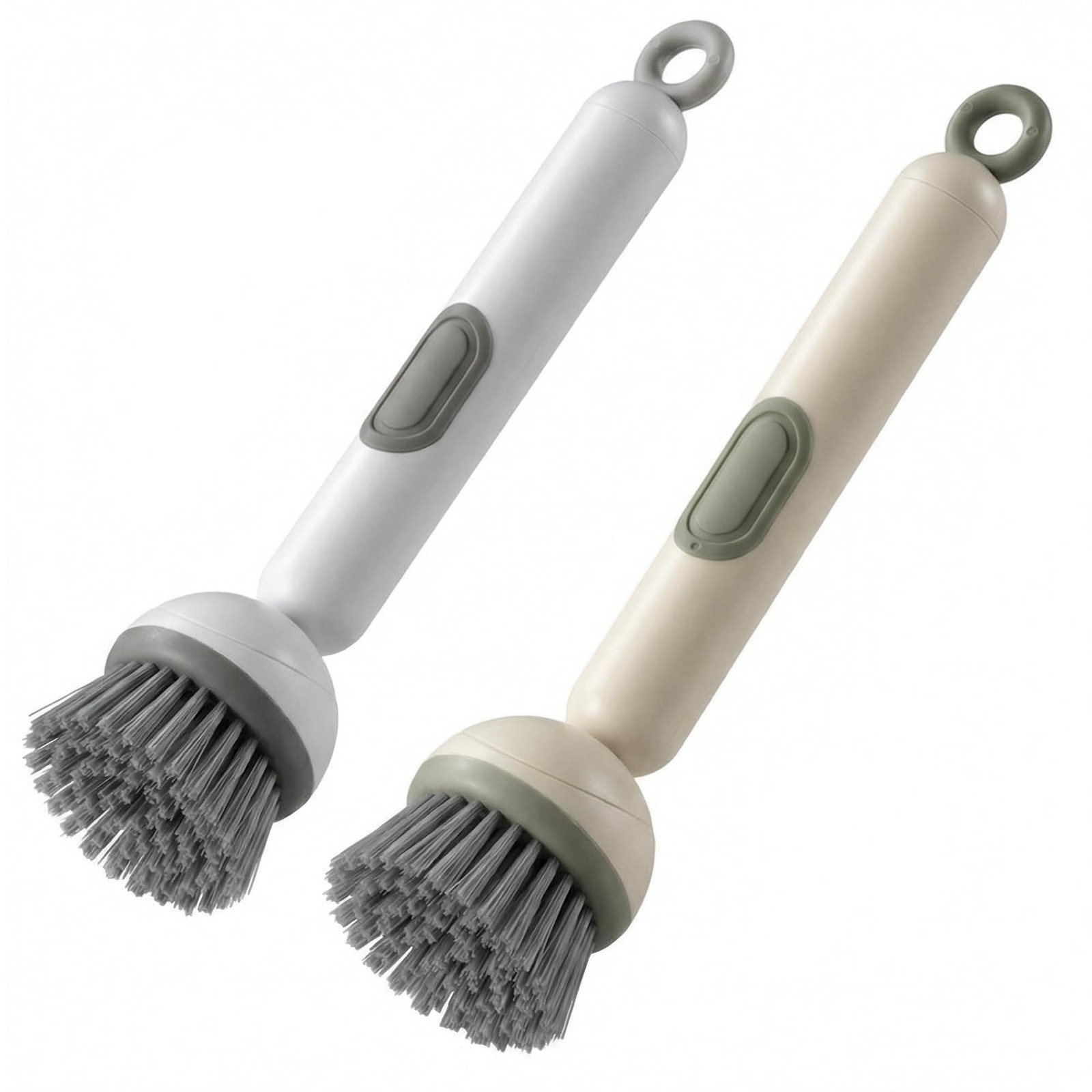Li&Zhao Dish Brush with Soap Dispenser – Kitchen Sink Brush with Built-in Liq…