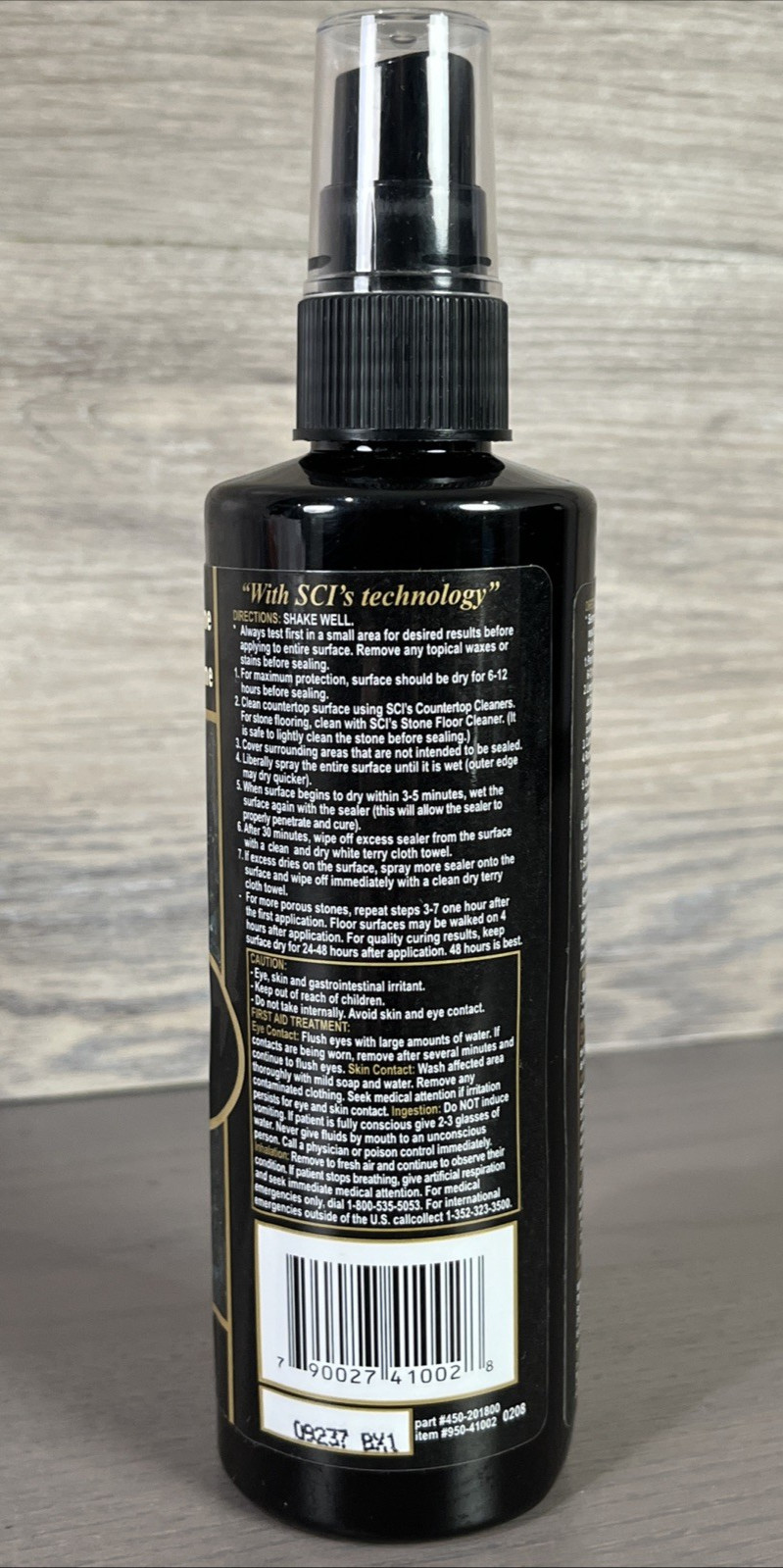 SCI Countertop Stone Spray Sealer 8 Oz New