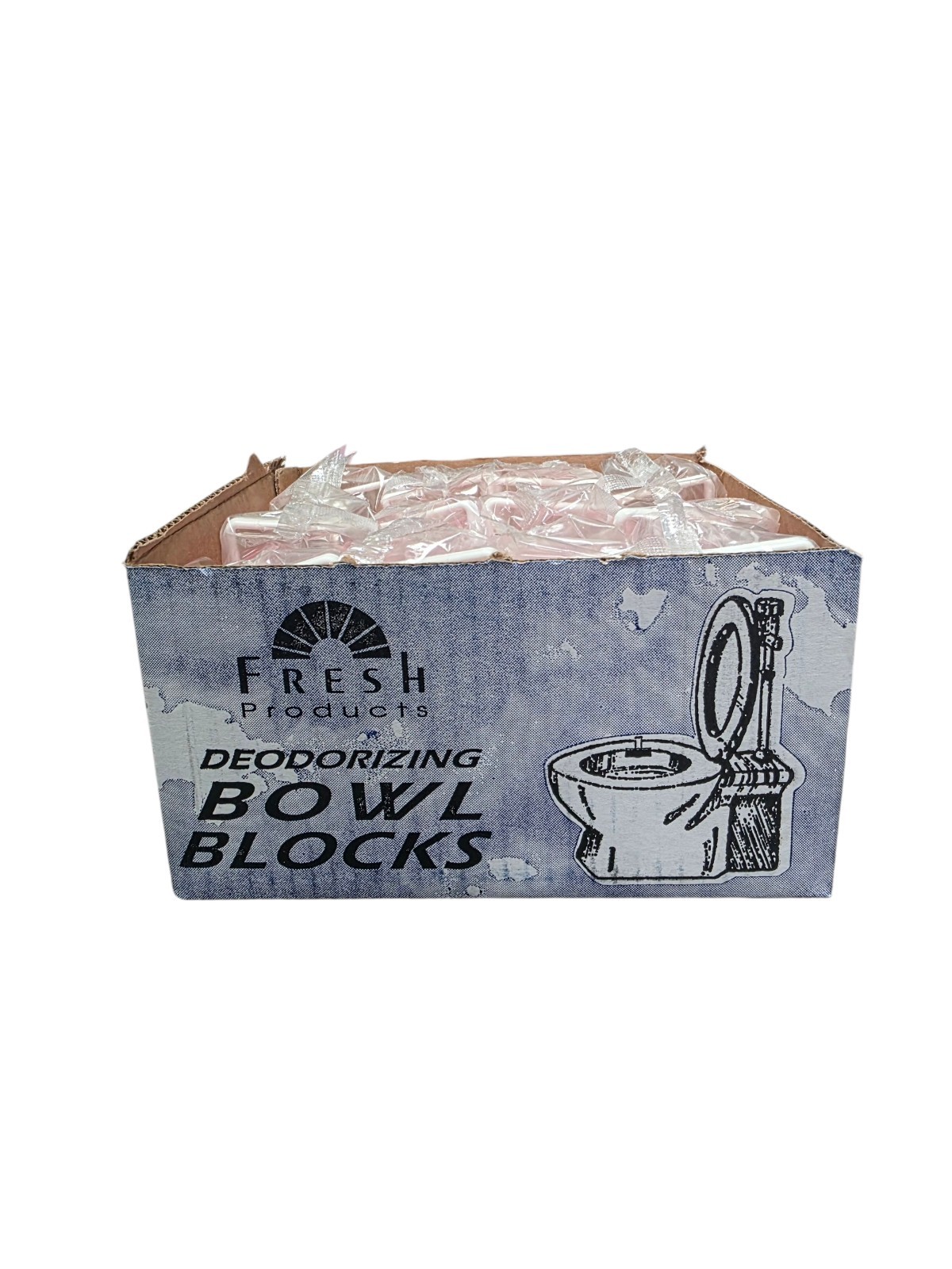 Fresh Products 12 Pack Toilet Bowl Deodorizer Block Cherry Scent Sealed NIB
