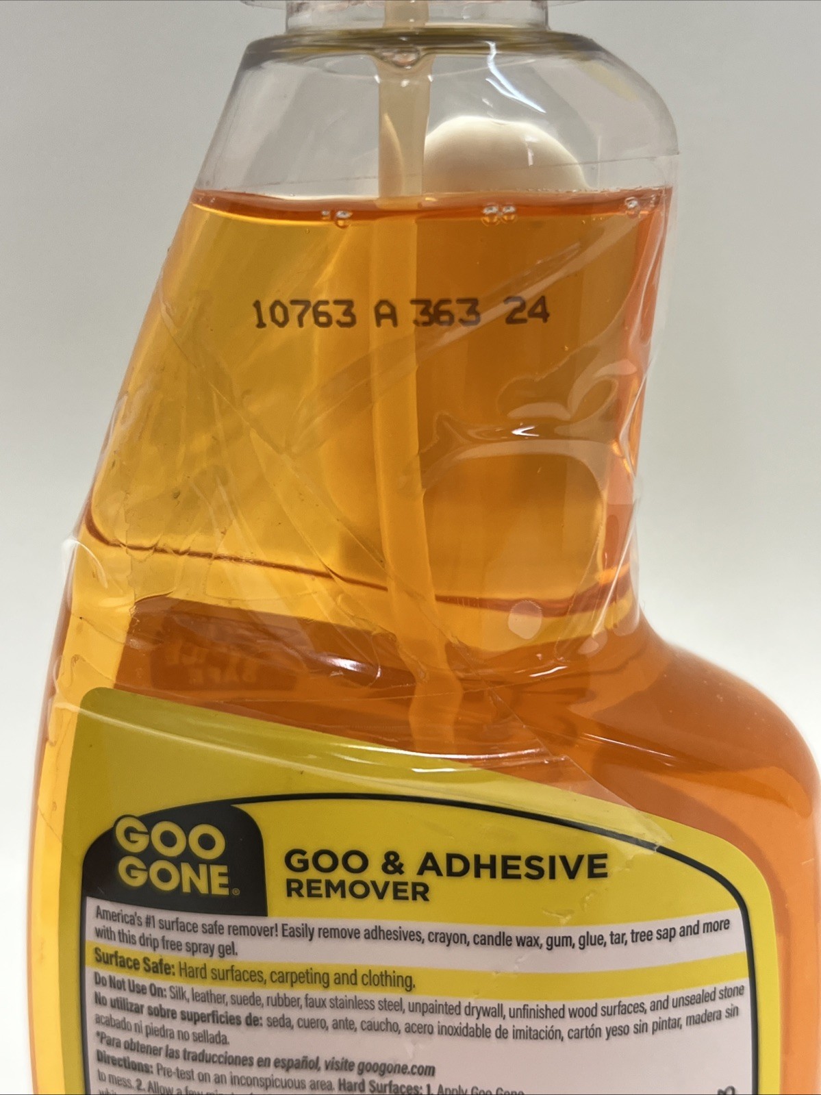 3x GOO GONE Original ADHESIVE Glue Gum Remover Citrus & Surface Safe 12oz