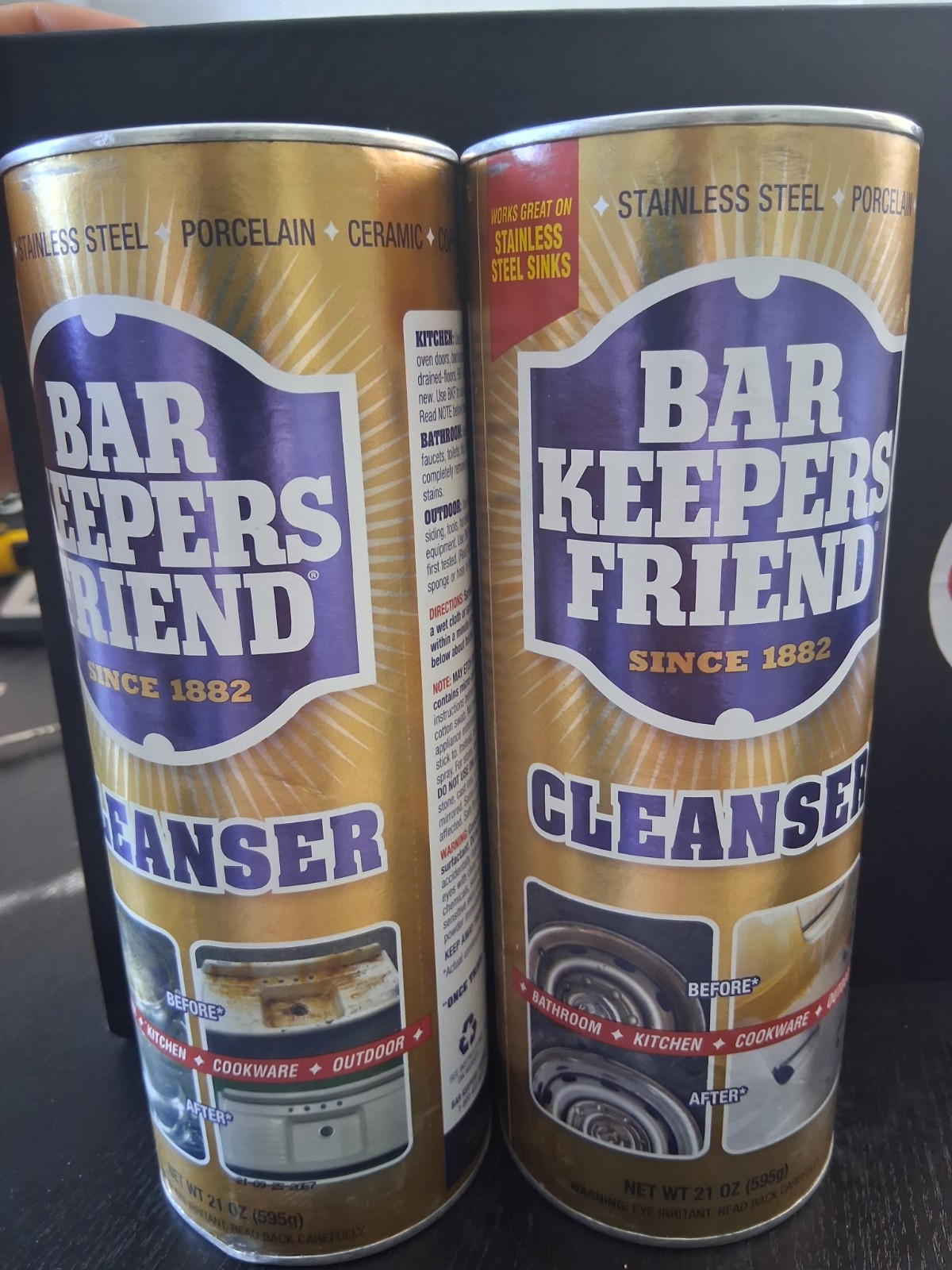 Bar Keepers Friend 21 oz. All-Purpose Cleaner and Polish (2-Pack)
